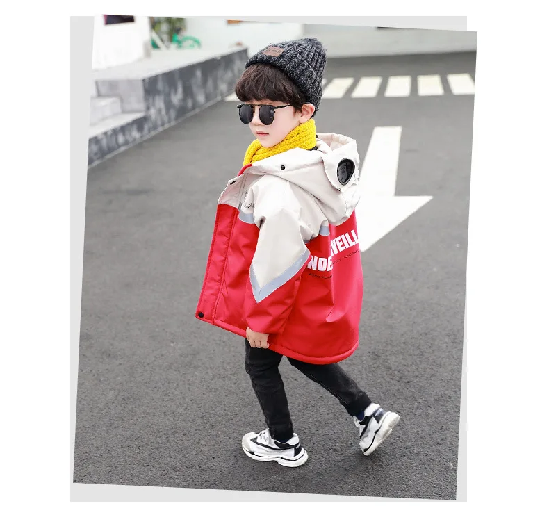 Harajuku/ Зимний пуховик, детская одежда для девочек, детская одежда, верхняя одежда для мальчиков, пальто, парка, настоящий водонепроницаемый Зимний комбинезон