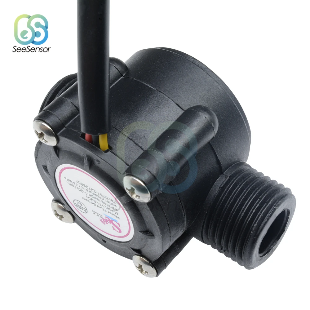 Sensore Di Flusso Acqua G3/4 SWAWIS - Misuratore Portata 1-30L/min Per Scaldabagni E Depuratori - Foto 5