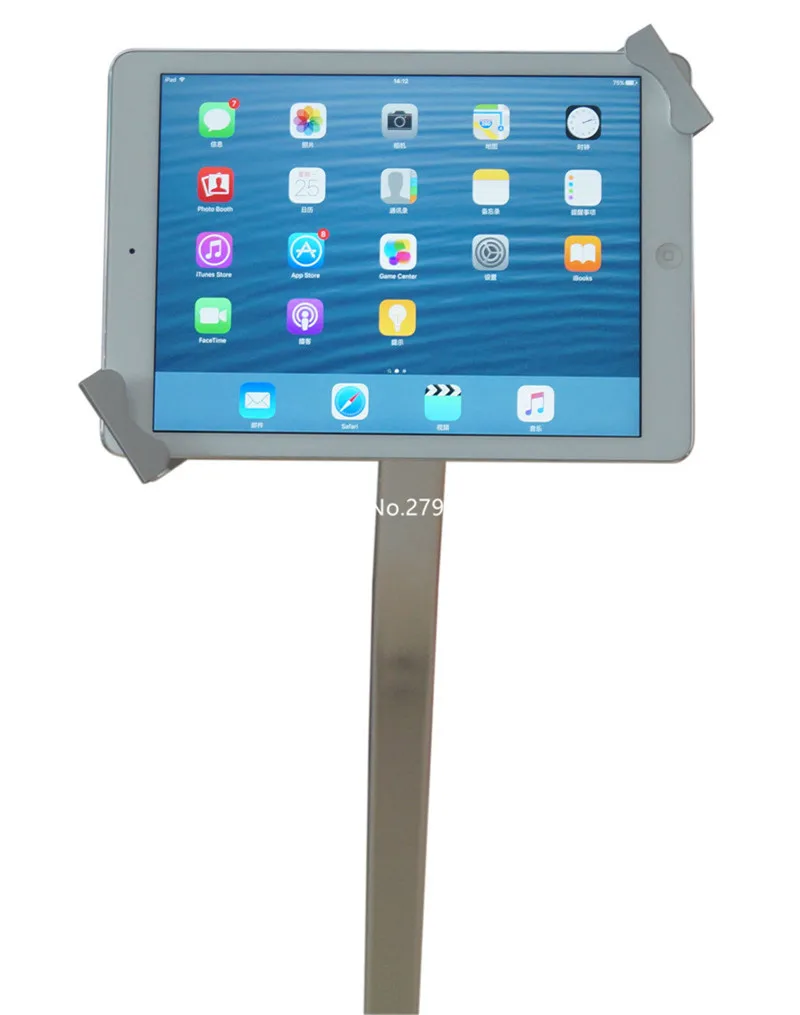 Гибкий планшет seurity напольная подставка экран IPad кронштейн samsung планшет коробка с замком держатель Противоугонная для 7-1" планшет
