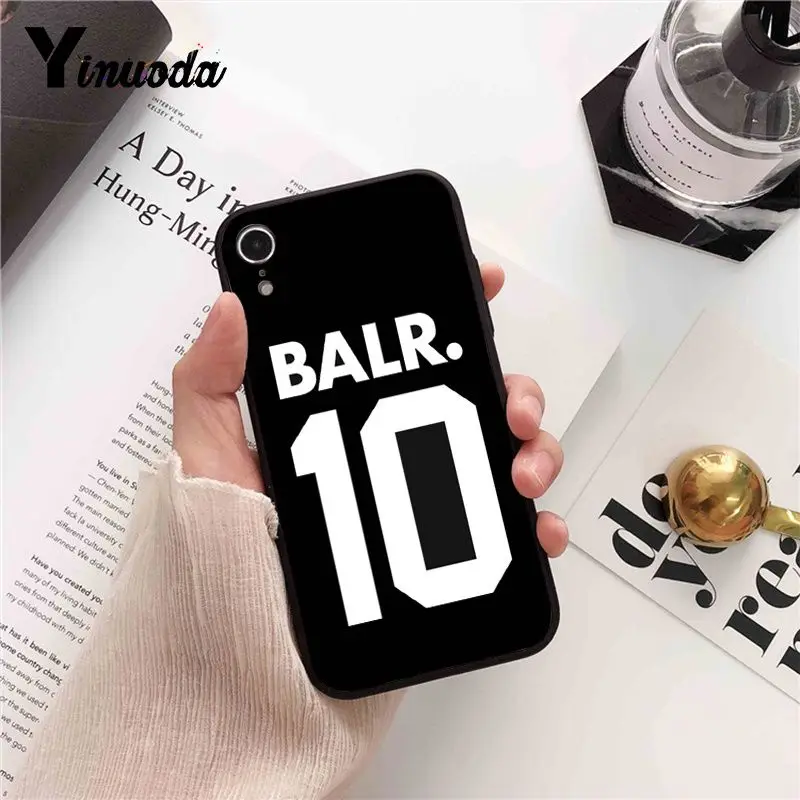 Yinuoda Cool balr log роскошный высокий протектор на конце чехол для телефона для iPhone 8 7 6 6S 6Plus X XS MAX 5 5S SE XR 10 чехол 11 pro max