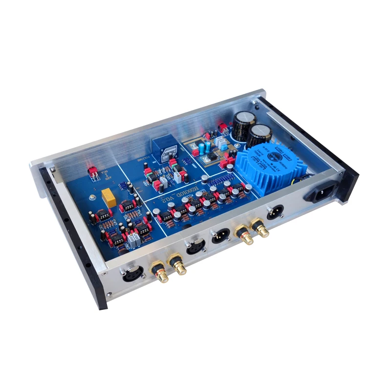 BRZHIFI Audio MBL6010D Circuit Fully Balanced Preamplifier Audiophile HiFi Home Sound Preamp