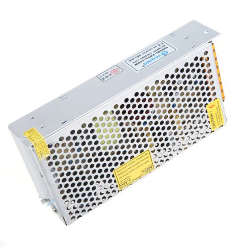AC 110 V/220 V DC 5V 20A 100W трансформатор напряжения/переключатель источника питания для светодиодных лент