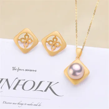 

DIY Pearl Earrings Settings pendant Base Suit accessories S925 Sterling Silver Women DIY Earrings Jewelry Findings