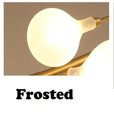 Frosted Современный светодиодный подвесной светильник для гостиной, лофт, домашний декор, светильники для ресторана, спальни, кофейни, бара, подвесные светильники - Цвет абажура: Frosted