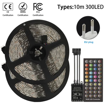 

With Remote Controller Easy Install Home Bar Living Room SMD 5050 RGB IP65 Waterproof Flexible Color Changing LED Strip Light