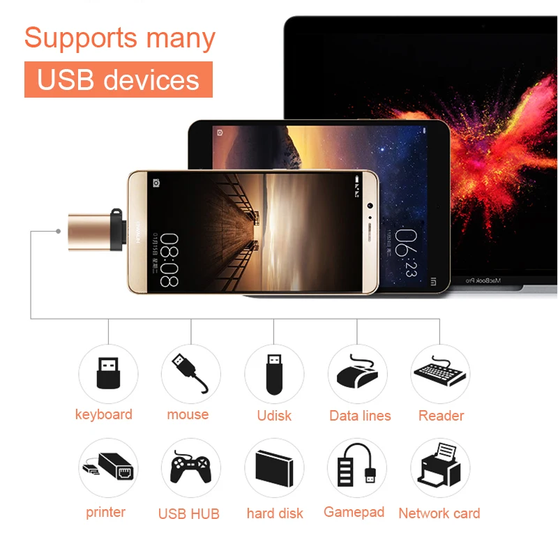 Type-C адаптер USB-C type-C к USB 3,0 конвертер телефон OTG кабель для samsung S8 S9 Note 8 huawei mate 9 P20 Xiaomi PC ноутбук
