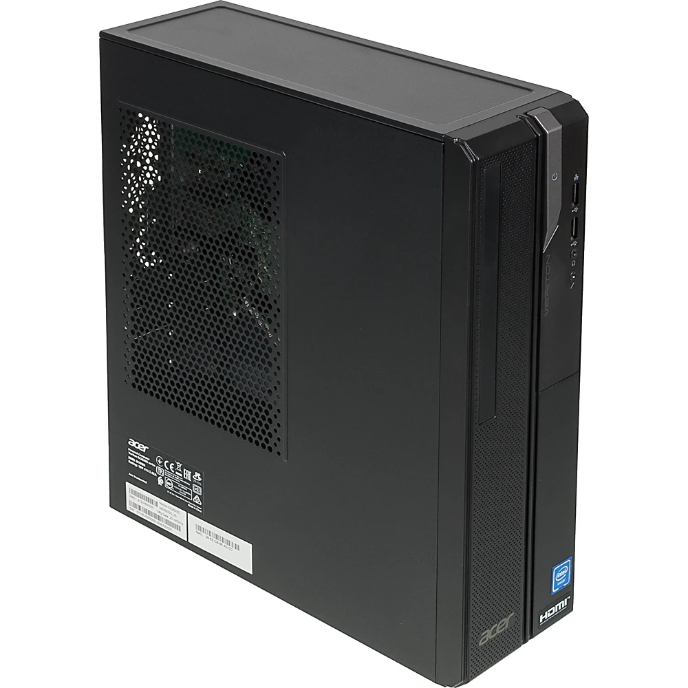 Процессор ACER Veriton EX2620G, Intel Celeron J4005, DDR4 4Гб, 500Гб, Intel UHD graphics 600, Endless, черный [dt. vrver