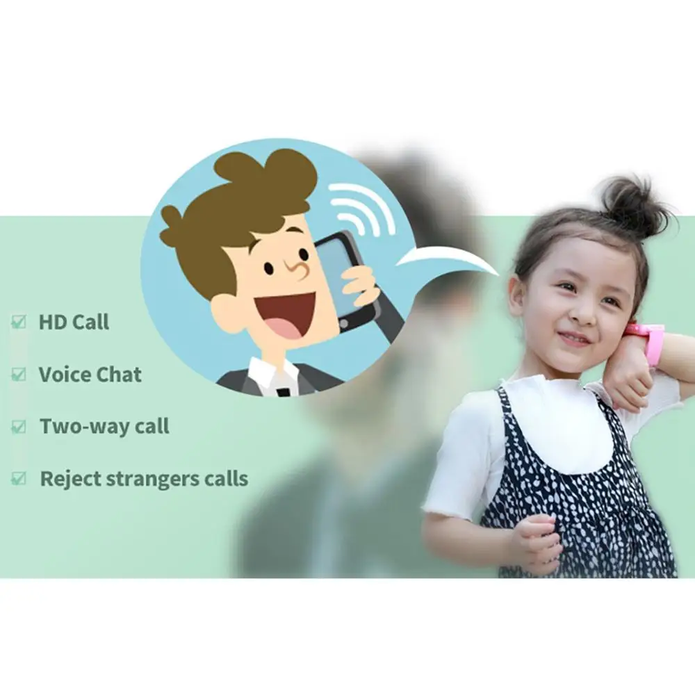 

696 DS63 Positioning Kids Safe LBS Smart Watch Phone LBS Tracker Anti-lost SOS Clock Kids Smart Watch Base Station Positioning