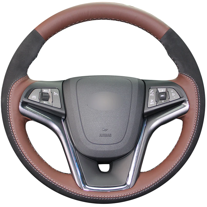 Кофейная натуральная кожа черная замша искусственная для Chevrolet Malibu 2011 2014 вольт
