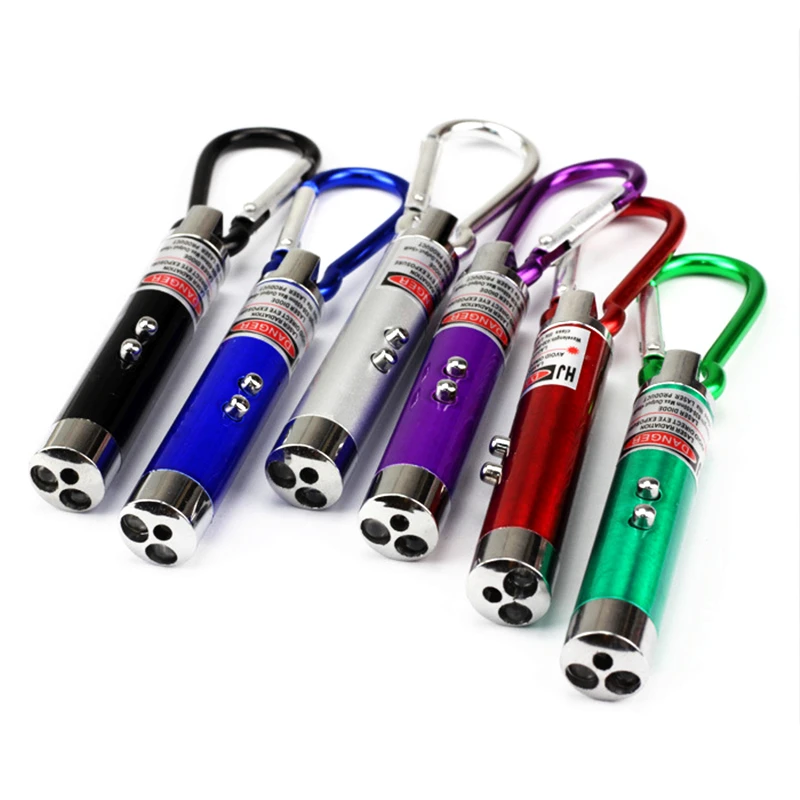 Flashlight Light-Pointer Laser-Pen Beam Training-Tool Red for Multi-Work Teaching 3-In-1