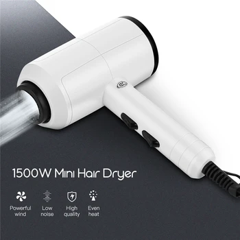 

Professional 1500W Hair Dryer Tools Dryer Negative Ion Hair Dryers Electric Blow Dryer Hot / Cold Air Blower Hairdressing Barber