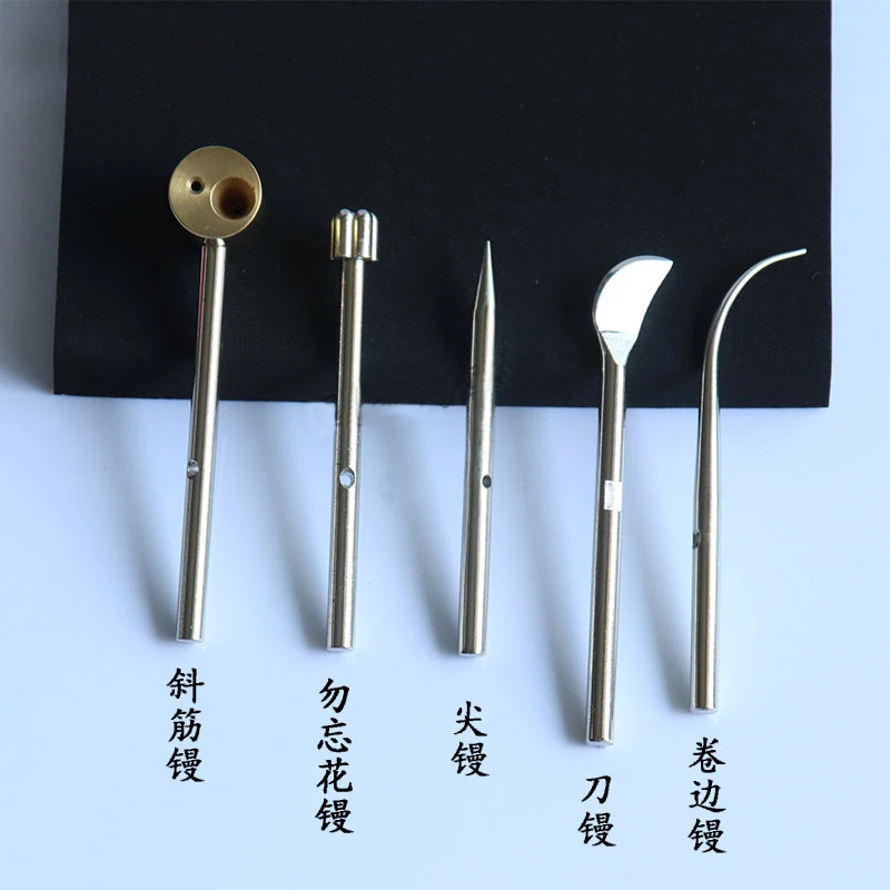 110V/220V DIY Fabric Flower Making Tools 17PCS Heads+Oldering Iron Fabric Flower Maker Set Cloth Fabric Flower Makin