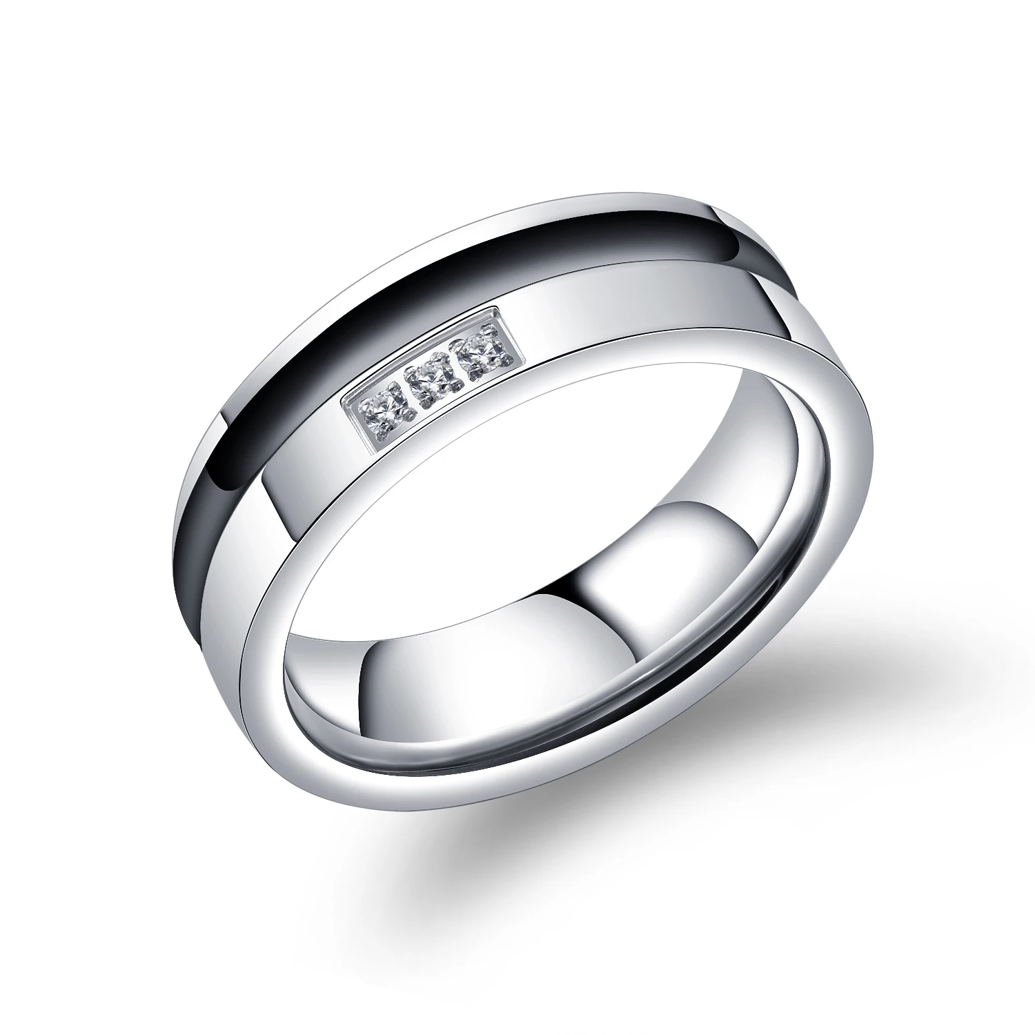 Кольцо для пары из нержавеющей стали, модное персонализированное кольцо для мужчин и женщин
