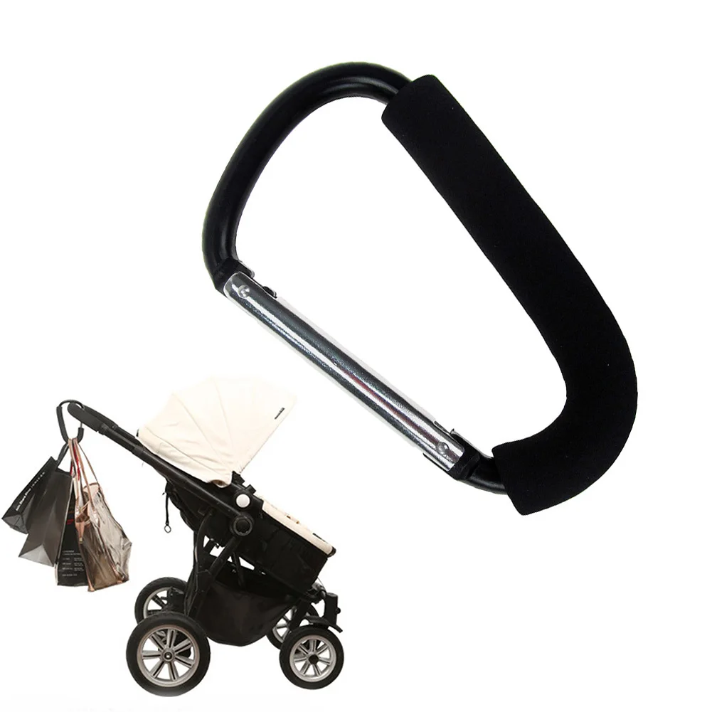 

Aluminium Baby Stroller Hooks High Quality Button Carabiner Shopping Bags Carriage Hooks Pushchair Pram Bags Carrier Hook Clip