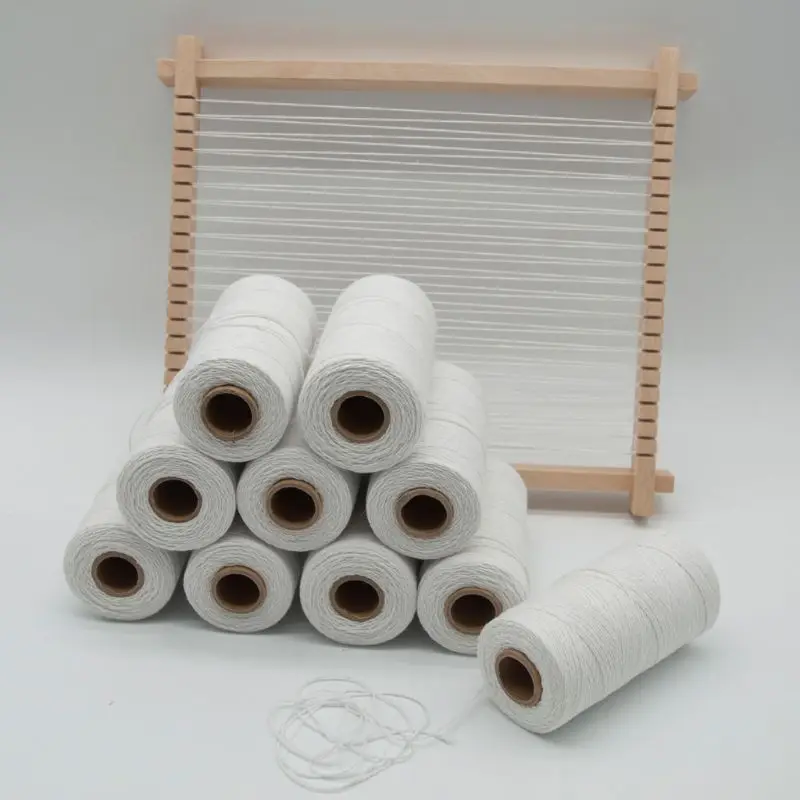 Rope Cotton Loom Warp Thread Yarn rope twine macrame cord string thread for party DIY cord Weaving Carpet Tapestry Rug Blanket