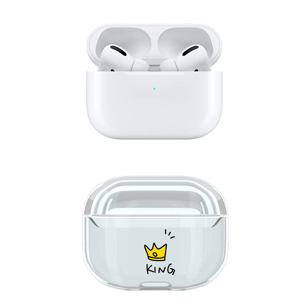 Жесткий Чехол для Airpods Pro беспроводная bluetooth гарнитура защитный чехол наушников