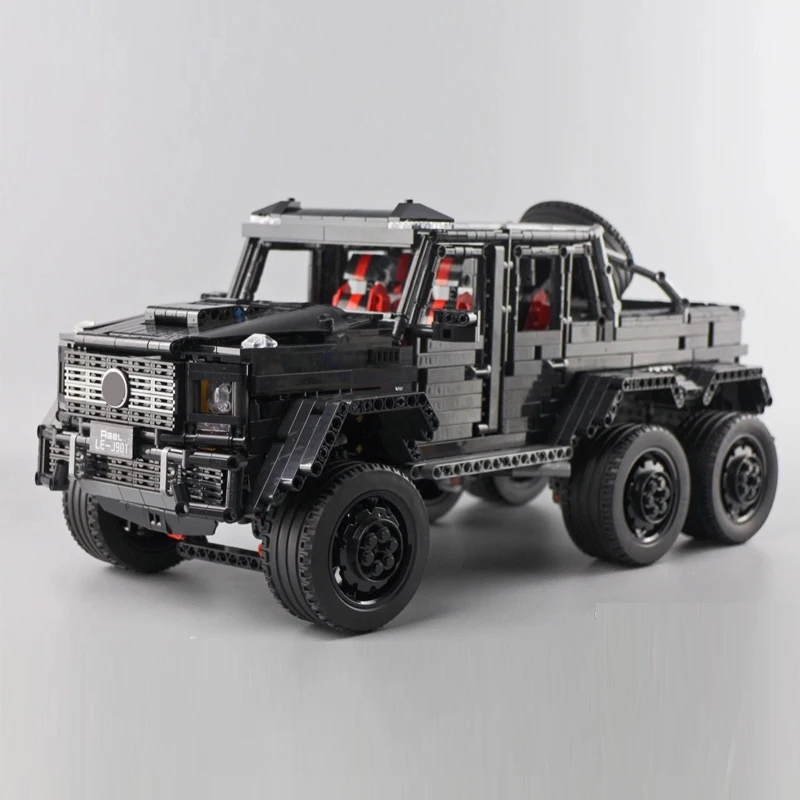 Масштаб 1:8 AMG G63 6X6 совместимый Technic MOC строительные блоки кирпичи развивающие игрушки дни рождения Gfits для мальчика