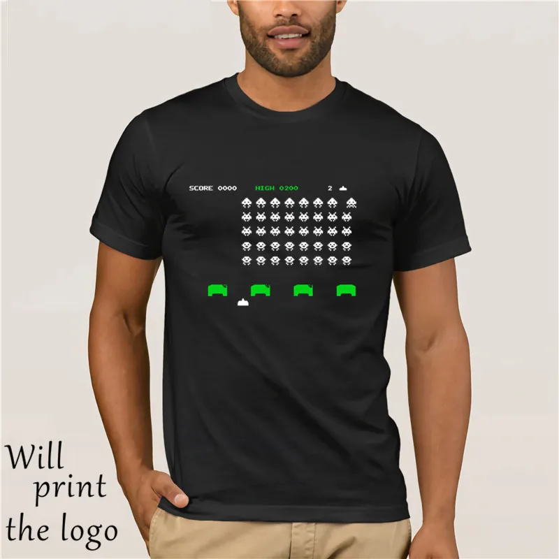 Футболка Space Invaders в стиле ретро игровая футболка Atari с аркадными играми