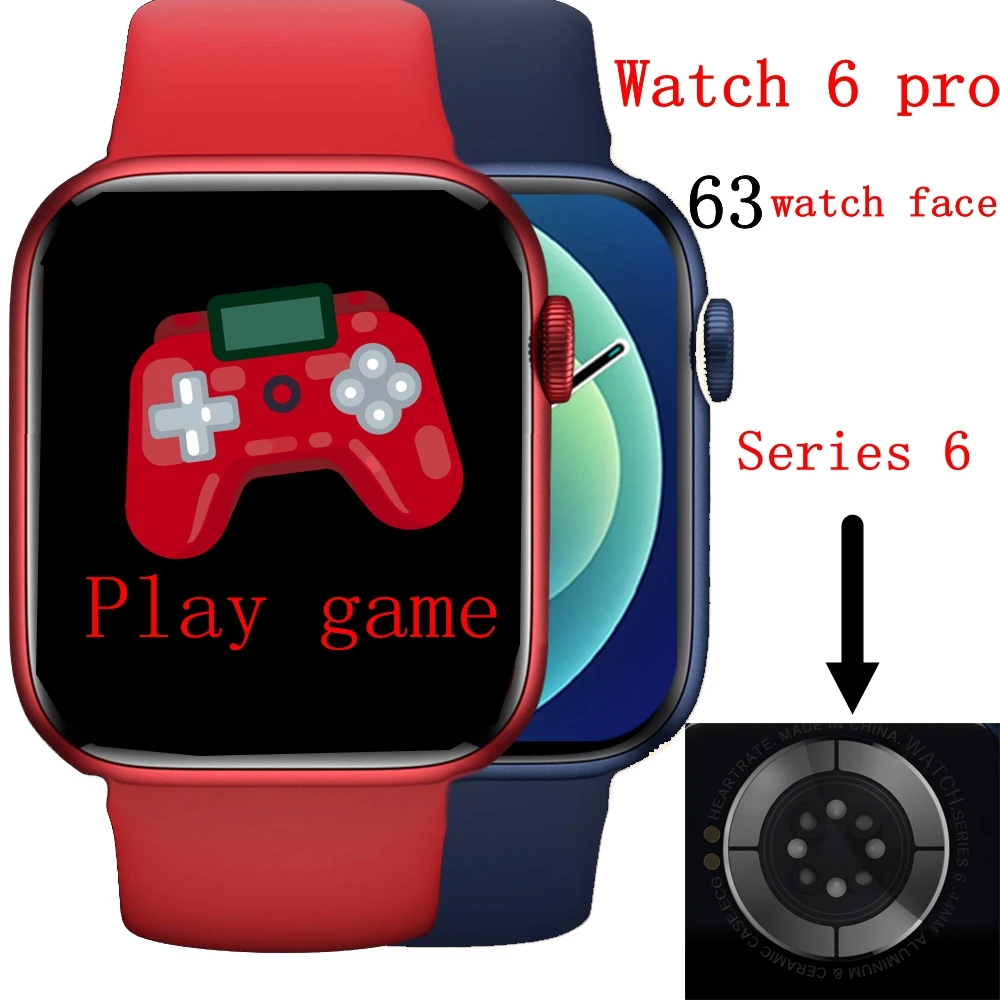 Умные женские часы IWO Watch 6 pro Смарт AK76 с bluetooth вызовами монитором здоровья игры