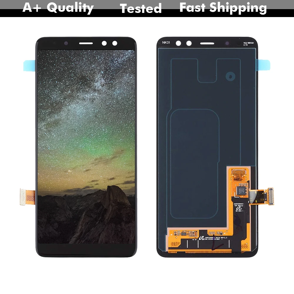 Для samsung Galaxy A8 A530 A530F A530DS ЖК-экран дигитайзер Сенсорная панель стеклянная сенсорная сборка Запасная часть