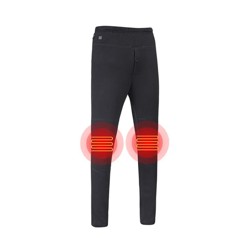 Electric pants warm layer elastic USB charging heating underwear men and women winter ski pants for boys and girls ski 30N21 (8)