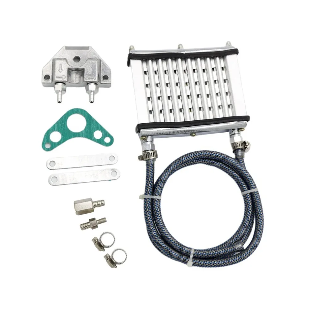 Motorcycle Oil Cooler Parts Universal Oil Cooler Cooling Radiator For 50Cc 70Cc 90Cc 110Cc 125Cc Dirt Pit Bike Atv