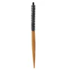Pro 1 PCS Mini Hair Brush Nylon Bristle Afro Hair Round Comb For Short Hair Styling Wood Hair Barrel Brush For Hairdressing 1