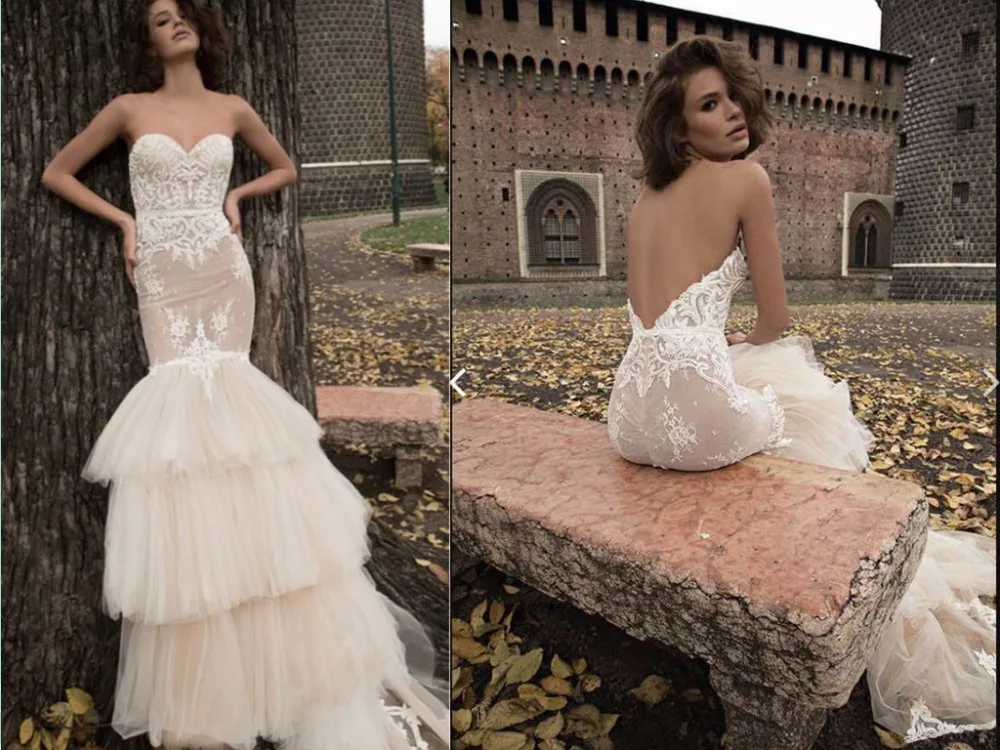 

Luxury Sexy Service Mermaid sweetheart Backless Court Train Lace bridal gown 2018 vestido de noiva mother of the bride dresses