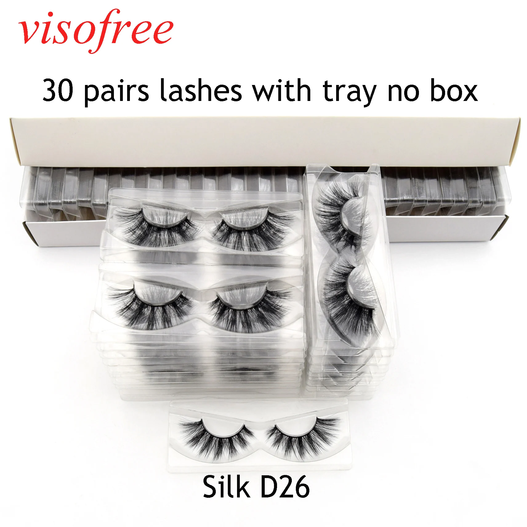 

Visofree 30 пар/Лот норковые ресницы оптом Накладные ресницы искусственные норковые ресницы для наращивания объемные ресницы