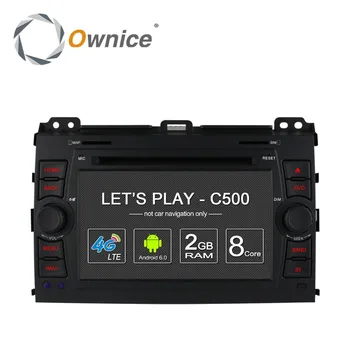 

4G LTE SIM Octa 8 Core Android 6.0 Car DVD Player for Toyota Land Cruiser Prado 120 2002-2009 GPS Map RDS Radio car radio 4.0