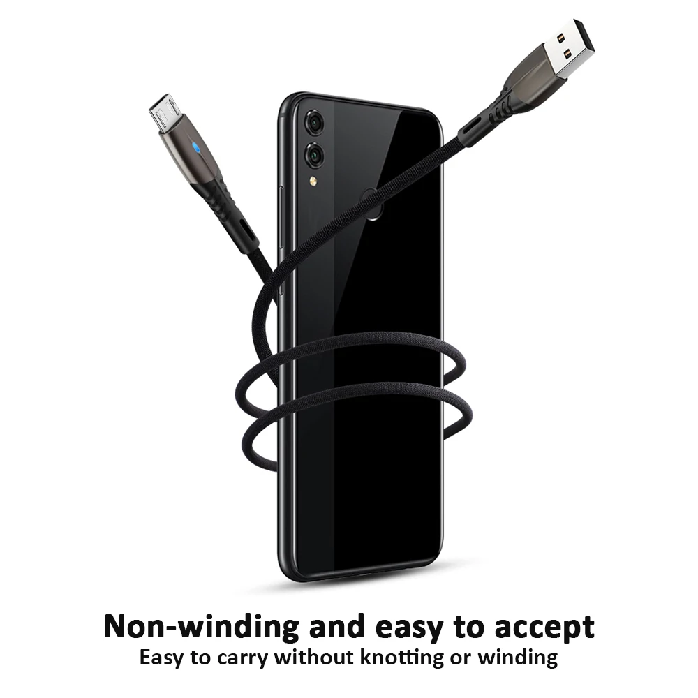 2.4A USB Micro кабель Быстрая зарядка Android мобильный телефон зарядный провод USB телефонный кабель для Xiaomi Redmi Note 5 Micro USB зарядное устройство