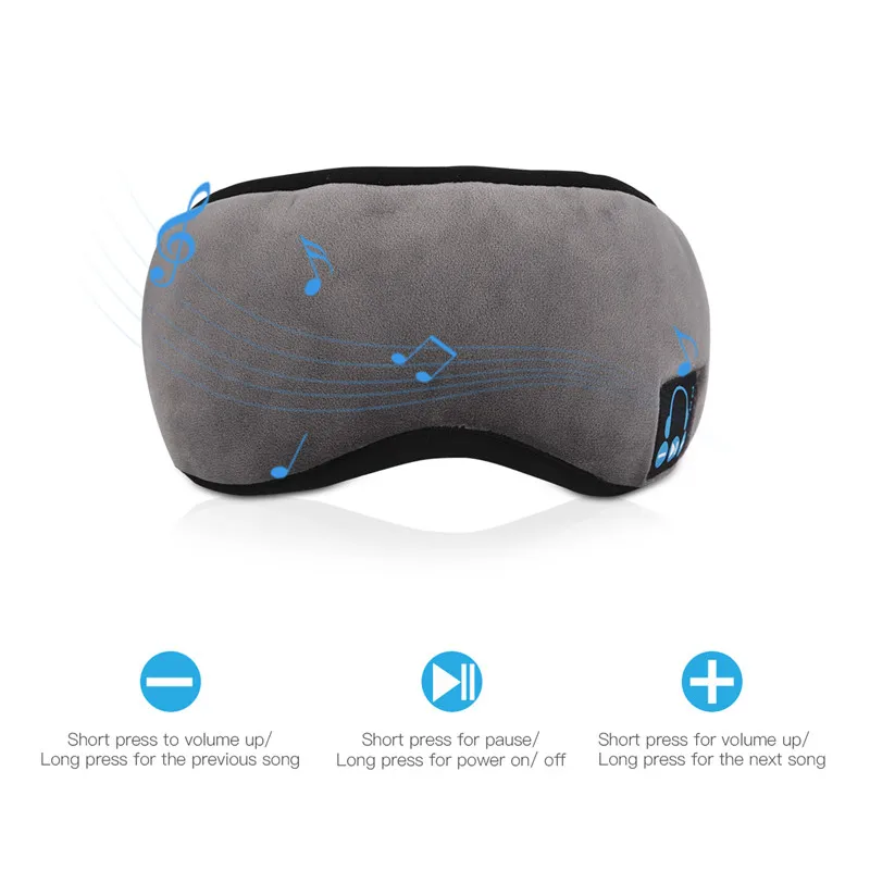 USB музыка Bluetooth маска для сна для глаз гарнитура для сна тени для глаз спа терапия массажер гладкие мягкие очки уход в путешествии