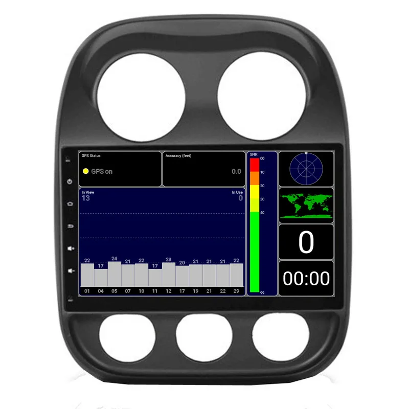 Excellent NaviTopia 10.2inch Octa Core 8 core RAM 2G ROM 32G Android 8.1 Car Radio player 2016- for Jeep Compass 16