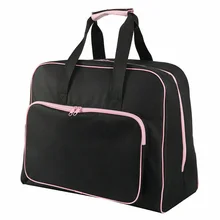 Чехол для переноски с карманом, прочная Противоударная устойчивая к царапинам Защитная сумка для швейной машины, для путешествий, на молнии, для хранения, с подкладкой