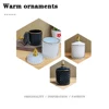 Art Luxury Glass Storage Jar Aromatherapy Bottle with Lid Minimalist Household Cotton Swab Jewelry Storage Box 3