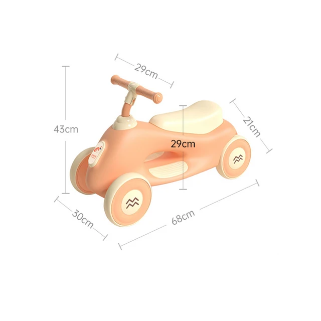 Children'S Scooter 1-3 Years Old Baby Without Foot Pedal Anti-Rollover Can Sit Toys Boys And Girls Riding Toys Children Tricycle 6