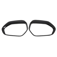 NewCarbon волокно боковое зеркало заднего вида дождь бровей Накладка для Toyota Corolla