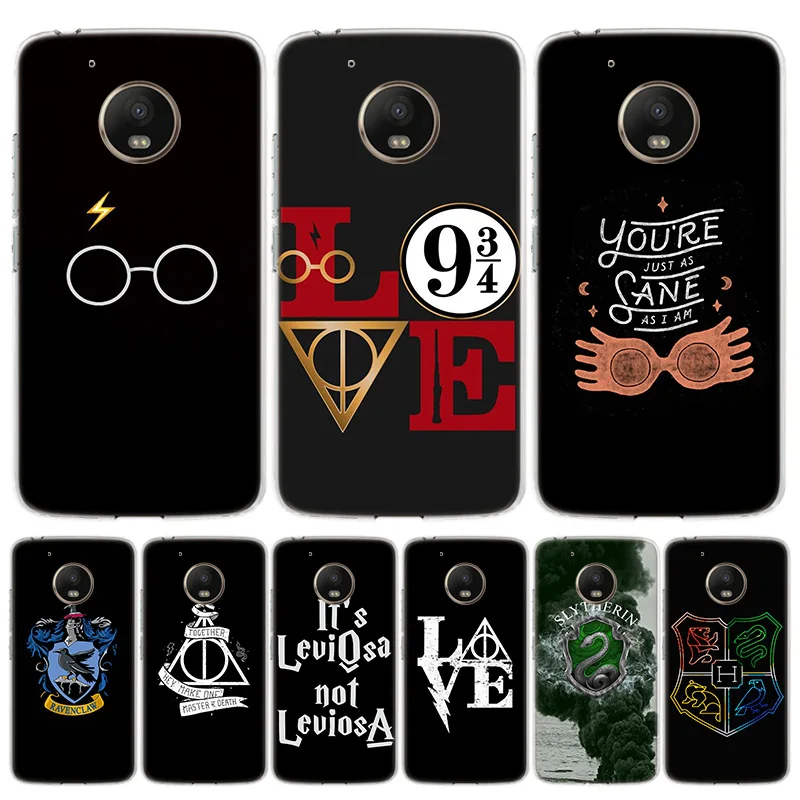 Cool Potter Love Cover Phone Case For Motorola Moto G8 G7 G6 G5S G5 E6 E5 E4 Plus G4 Play EU One Action X4 Pattern Coque