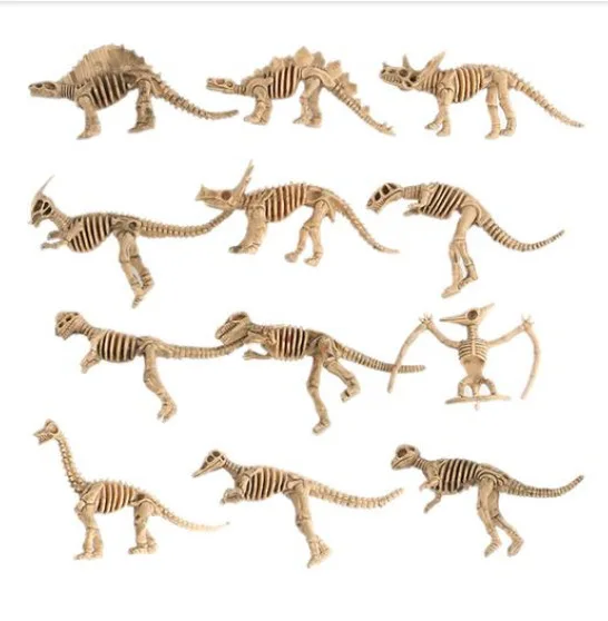 

Dinosaur Model Toy Archeology Dig Scientific Research Dinosaur Skeleton 12-Imitation Dinosaurs Decoration Collection