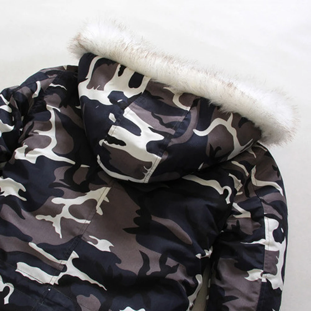 winter jacket men Thick Hooded Casual Men Jacket Warm Winter Camouflage hooded cotton suit Coat Suitable for many occasion