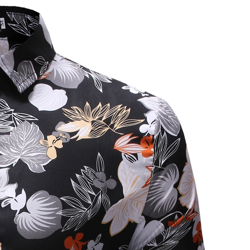 Shirt Men Men s Printed Shirt Lapel Men s Long Sleeve Shirt Men s Long Sleeve 5