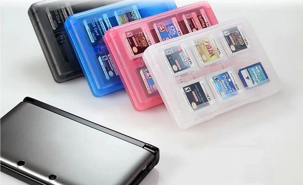 EastVita 28-in-1 Футляр для игровых карт протектор для Nintend 3DS XL/3DS/DS Lite картридж защитная коробка чехол анти-шок 828