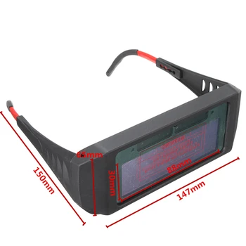 

New Anti-ultraviolet Infrared Radiation Anti-glare Solar Powered Auto Darkening Welding Glasses Automatic Changing Goggles