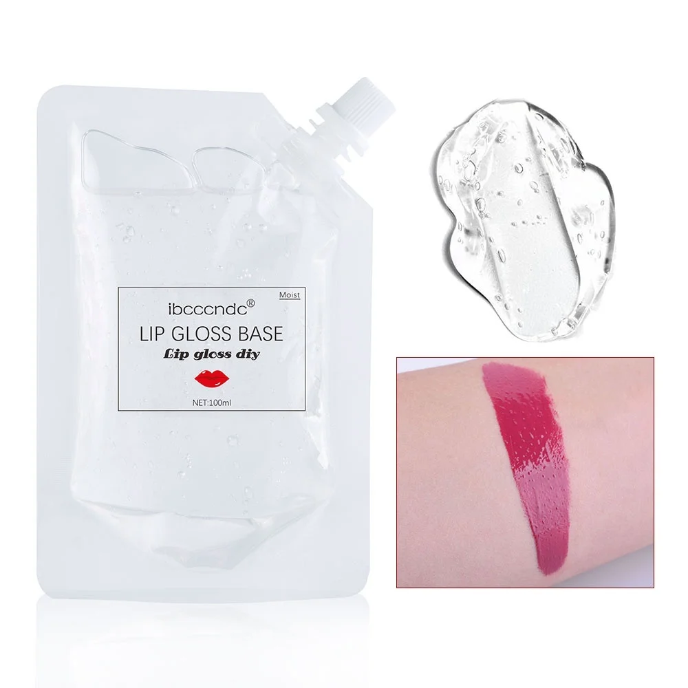 500ml Clear Lip Gloss Base Gel Lip Glaze Material Odorless