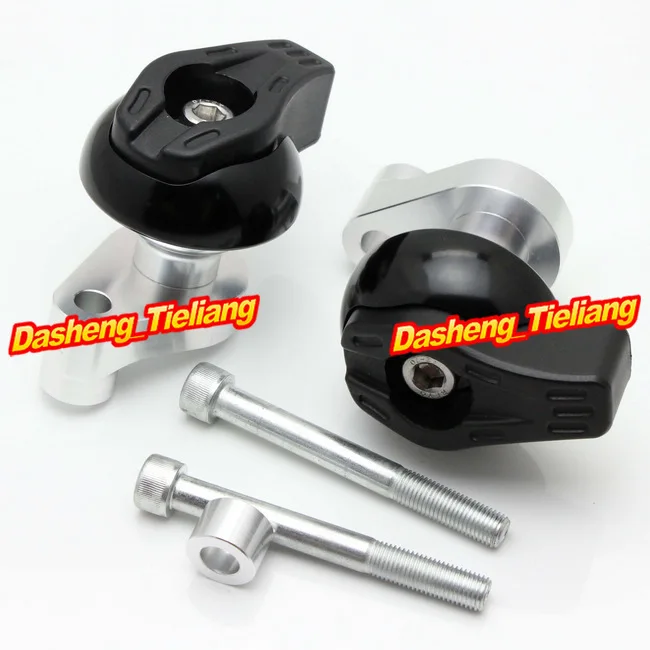 

For yamaha YZF R6 2008 2009 2010 2011 2012 Frame Sliders Crash Pads Protector, Motorcycle Spare Parts Accessories, Silver Color