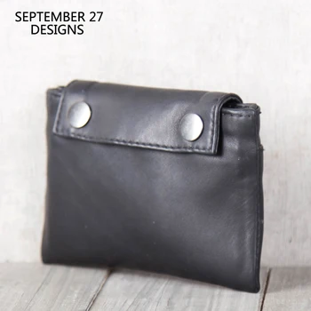 

New Credit Card Wallets First Layer leather Business/ID/Bus Card Case Mini Hasp Coin Pouch Women 100% Cowhide Men Small Card Bag