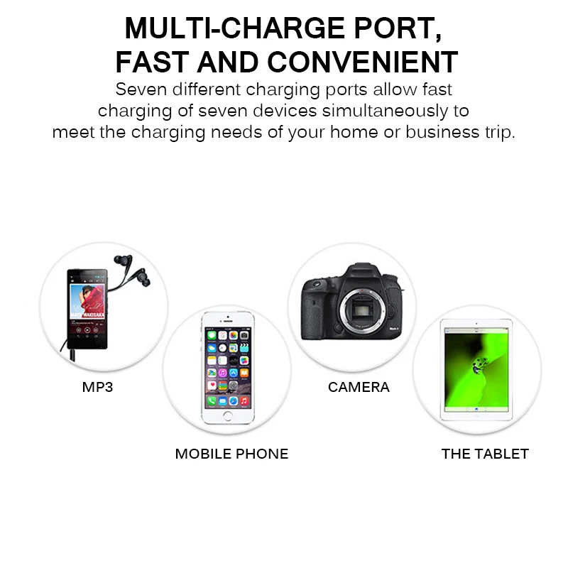 8 Usb порт мульти быстрое USB зарядное устройство для Xiaomi несколько USB телефон зарядная станция для Iphone 11 Pro usb-хаб зарядное устройство светодиодный дисплей