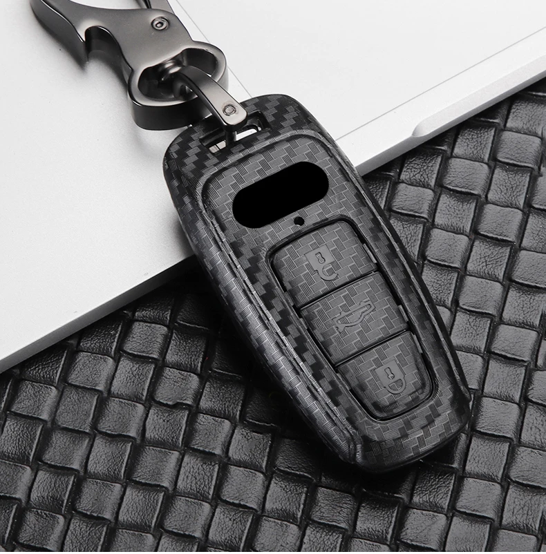 Cover chiave telecomando per Audi A6 A6L A7 A8 Q8 e-tron C8 D5 2018 2019 2020 - He84fbc84bbff4d9bb05b331dd0c136548
