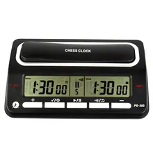 PS393 Digital Chess Clock Count Up Down Timer Professional Sports Electronic Checkers Competition Chess Watch quarz digital chess clock count up down timer sports electronic chess clock competition board game chess watch parent child