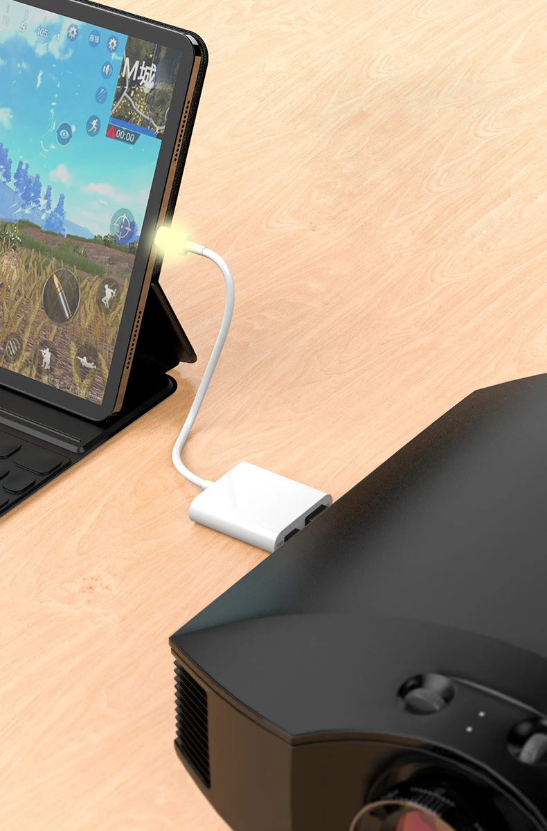 Адаптер USB OTG для iPhone iPad iOS13 адаптер Lightning на 3 0 U диск мышь клавиатура конвертер